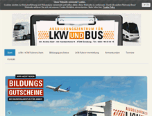 Tablet Screenshot of lkw-ausbildung-nrw.de